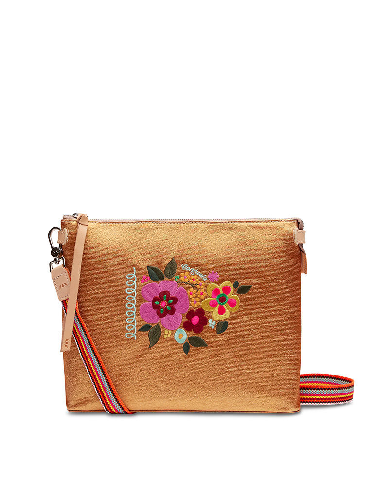 Downtown Crossbody Purse-Bronze