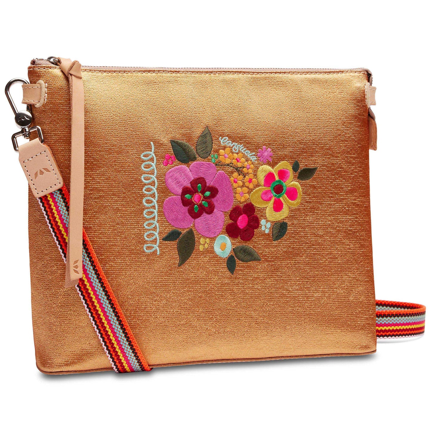 Downtown Crossbody Purse-Bronze